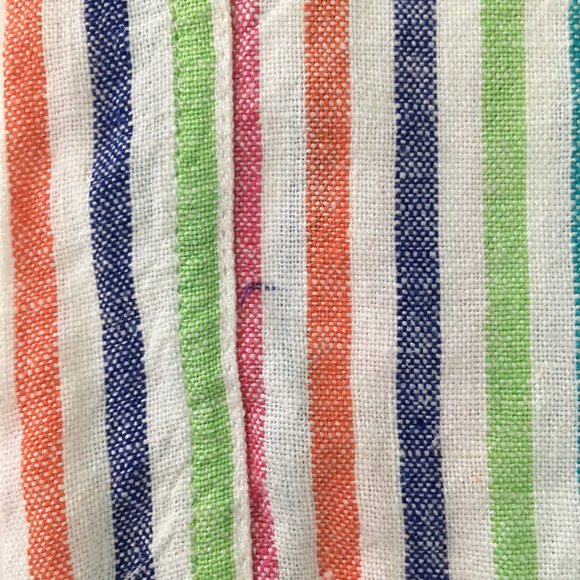 SOLD!! Linen Blend Striped Pants 4 Pockets by For Cynthia - Picture 6 of 7